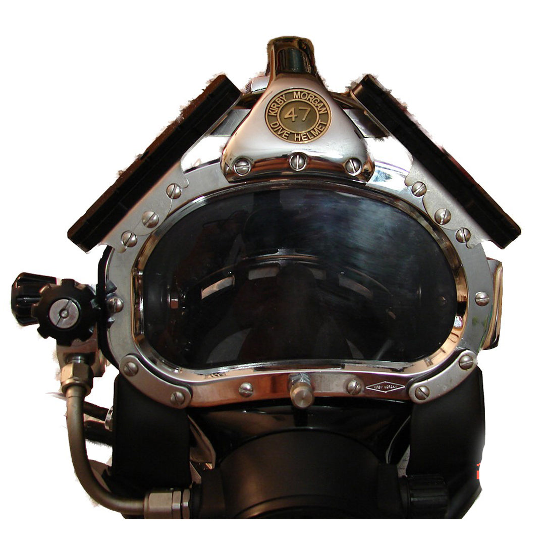 Underwater Hydraulics, Camera and Light Accessory Rail For Kirby Morgan Fiberglass Helmets