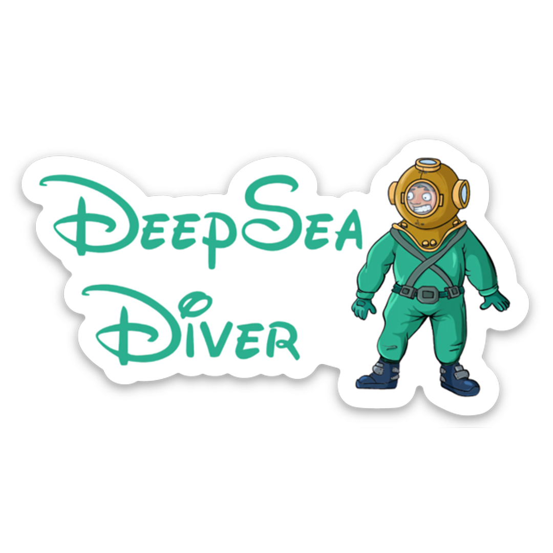 Underwater Hydraulics, Deep Sea Diver Sticker