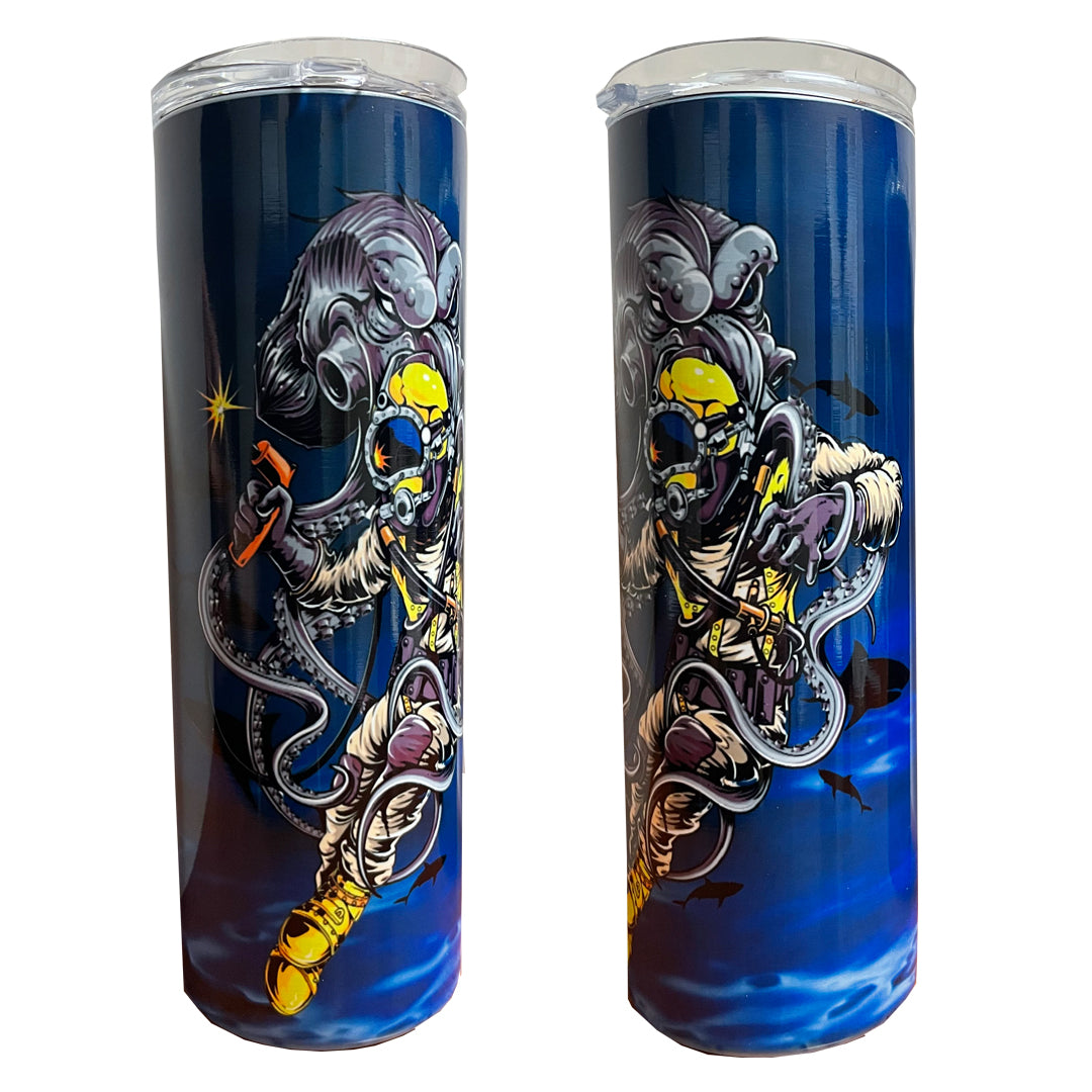 Underwater Hydraulics, Kraken Diver 20oz Tumbler