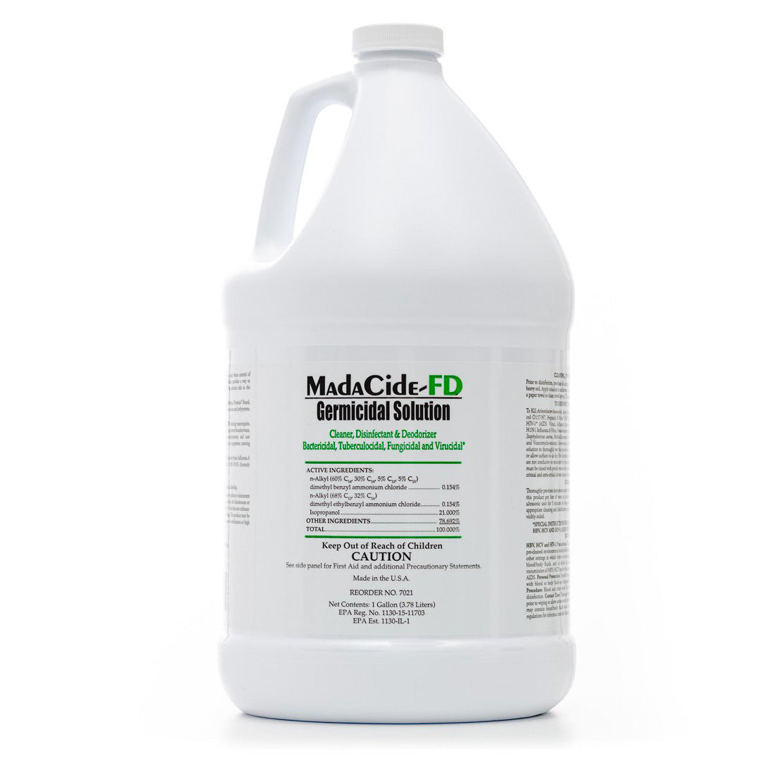 Underwater Hydraulics, Madacide-1 Disinfectant Solution Fast Drying Formula , 1 Gallon