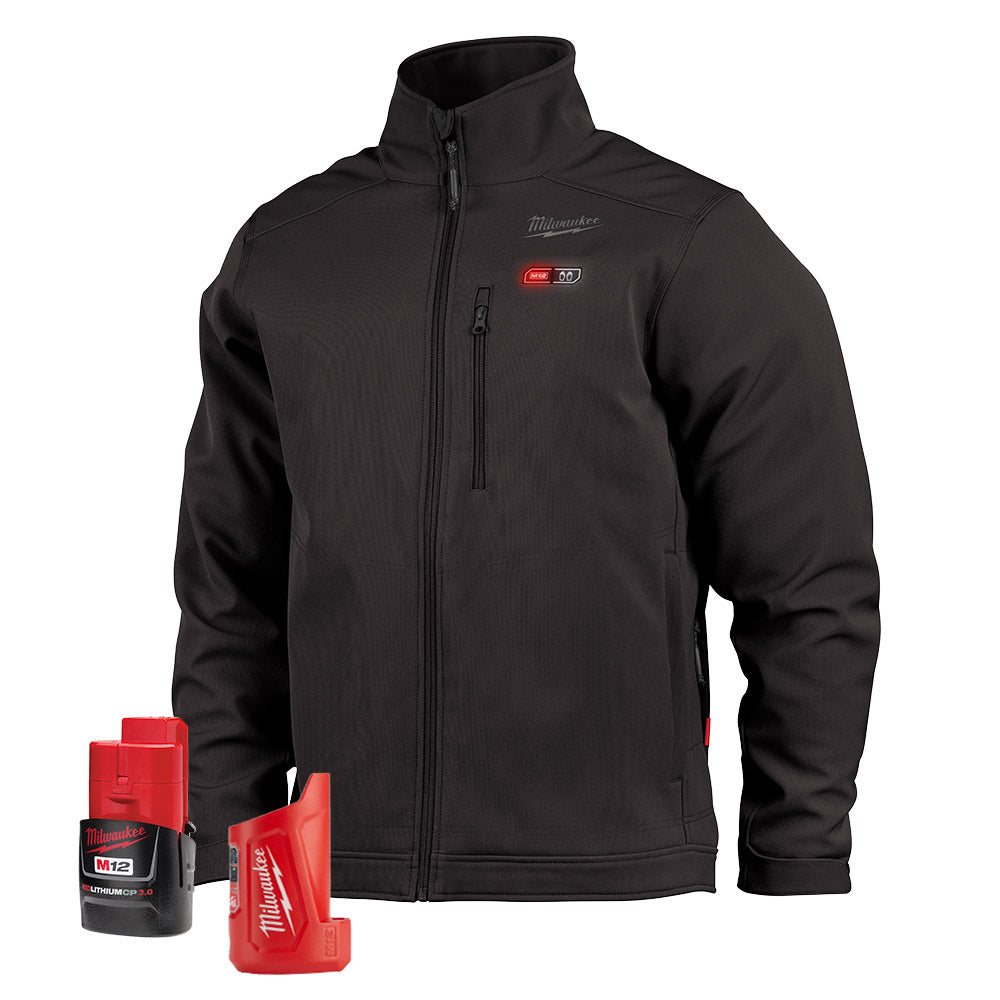 Milwaukee, Milwaukee 204B-21 M12 Heated TOUGHSHELL™ Jacket Kit, Black