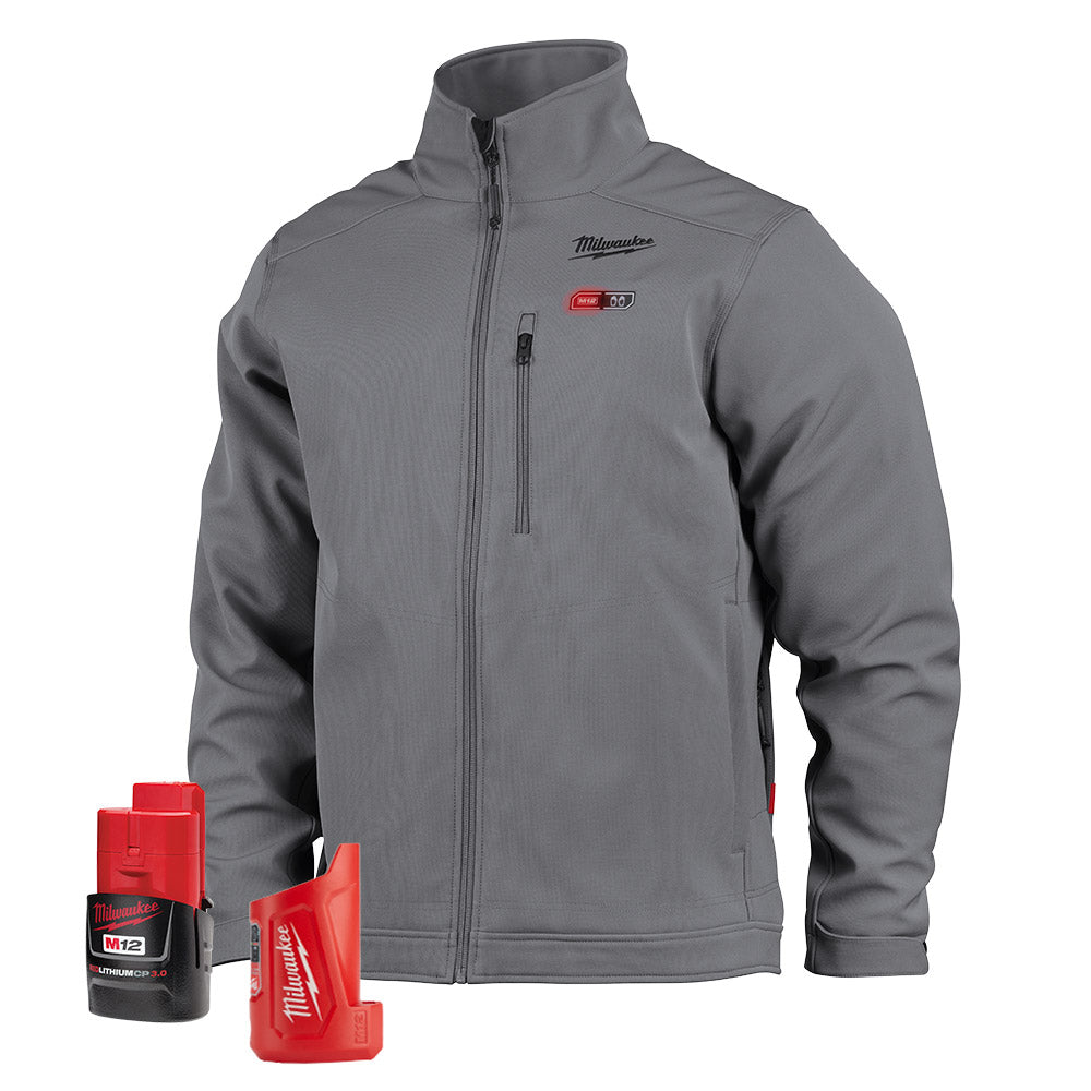 Milwaukee, Milwaukee 204G-21 M12 Heated TOUGHSHELL™ Jacket Kit, Gray