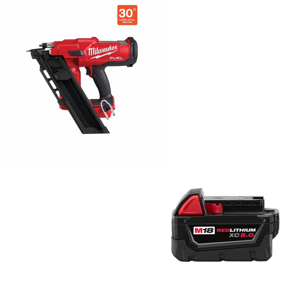 Milwaukee, Milwaukee  2745-20 M18 FUEL Framing Nailer w/ FREE 48-11-1850 M18 Battery Pack