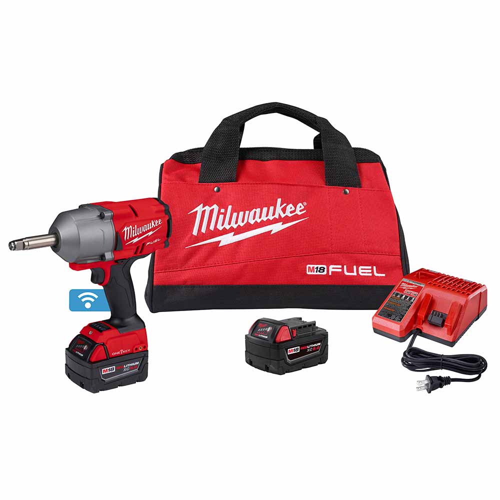 Milwaukee, Milwaukee 2769-22 M18 FUEL 1/2" Ext. Anvil Controlled Torque Impact Wrench w/ ONE-KEY Kit