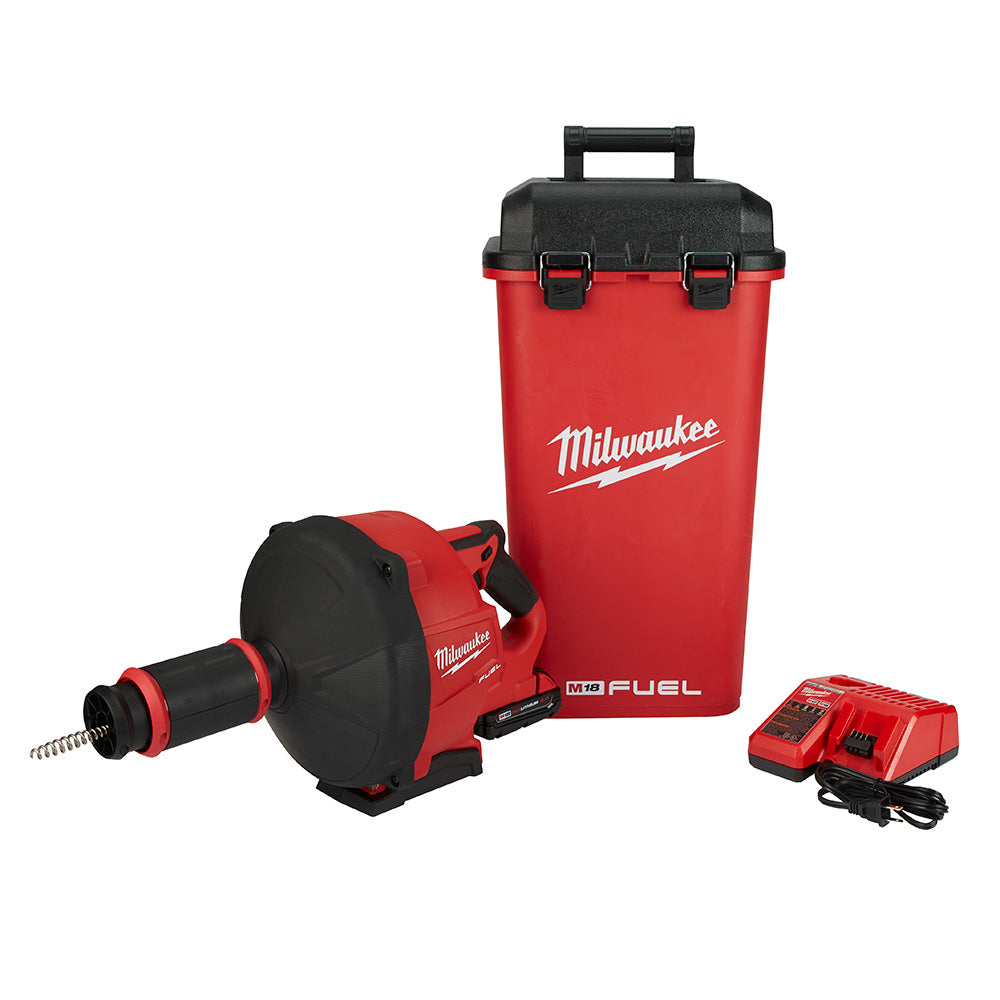 Milwaukee, Milwaukee  2772A-21 M18 FUEL Drain Snake Drain Cleaner with Cable-Drive Kit-A